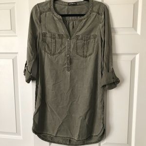 EXPRESS army green tunic